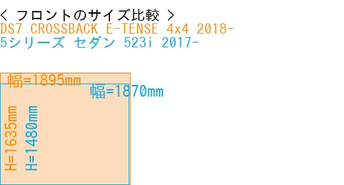 #DS7 CROSSBACK E-TENSE 4x4 2018- + 5シリーズ セダン 523i 2017-